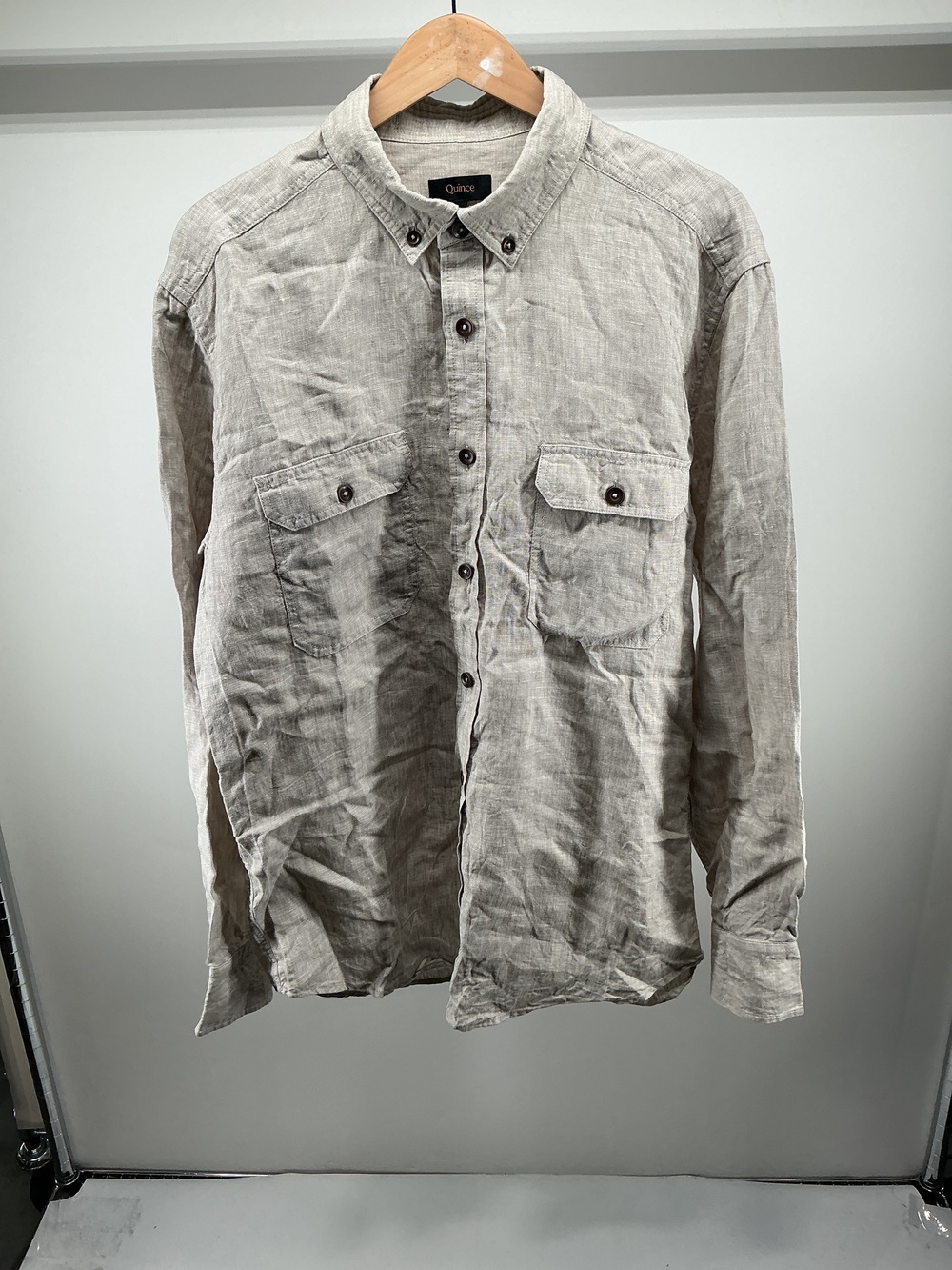100% European Linen Utility Shirt